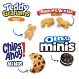 Nabisco, Team Favorites Variety Pack, Oreo Mini, Chips Ahoy! Mini, Teddy Grahams Honey and Barnum's Animal Crackers, 30 Snack Packs