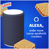 Lance Sandwich Cookies, Nekot Peanut Butter, 10 Individually Wrapped Packs, 6 Sandwiches Each
