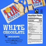 Tony’s Chocolonely Belgian White Chocolate Candy Bar, Pure Chocolate Bars for Snacks, Party Favors, Gifts, Baking, or Gift Basket, Made From Quality