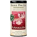 The Republic of Tea - Republic Pink Chai Herbal Tea Tin, 36 Tea Bags, Naturally Caffeine Free
