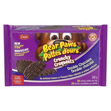 Bear Paws Crunchy Double Chocolate - Peanut Free Crunchy and Delicious Cookies to Open and Share at Home with No Artificial Colours or Flavours 240g