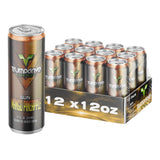 TRUMPDRIVE ENERGY Cognitive Energy Drink Nootropic Formula, Sun Mango Pineapple 12 Fl Oz (Pack of 12) 200mg Natural Caffeine, Fueling Mind Over