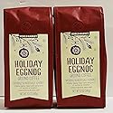 World Market Coffee Seasonal Holiday Eggnog Ground Coffee - Pack of 2 Bags - 12 oz Per Bag - 24 oz Total - Bulk Limited Edition Ground World Market