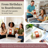 Broadway Basketeers Cookies Gift Baskets for Delivery Fresh Baked Gourmet Cookies and Brownies, Individually Wrapped Edible Care Package for Mom