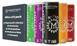 Mocktails Uniquely Crafted Alcohol Free | Award Winning Variety Pack Nitro Slim Cans | Non-Alcoholic Cocktail, Low Calorie, Non-GMO, Vegan Alternative