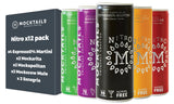 Mocktails Uniquely Crafted Alcohol Free | Award Winning Variety Pack Nitro Slim Cans | Non-Alcoholic Cocktail, Low Calorie, Non-GMO, Vegan Alternative