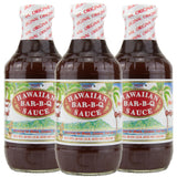 NOH Hawaiian Barbecue Sauce, 20 oz (Pack of 3) - Original Hawaiian BBQ Sauce, Ideal for Barbecue Chicken, Ribs, Steak, Seafood, Stir-Fry & More