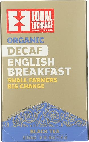 EQUAL EXCHANGE Organic English Breakfast Decaf, 20 CT