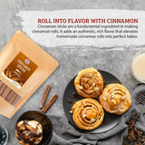 52USA Cinnamon Sticks, Cinnamon 16 oz (453g), Whole Cinnamon Sticks, 100% Raw, Kosher Certified, Gluten Free, Pure & Fresh Cinnamon, Perfect for