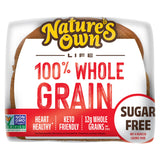 Nature's Own Life 100% Whole Grain Bread, Sugar Free Bread, Non-GMO Keto Friendly, 16 oz Loaf