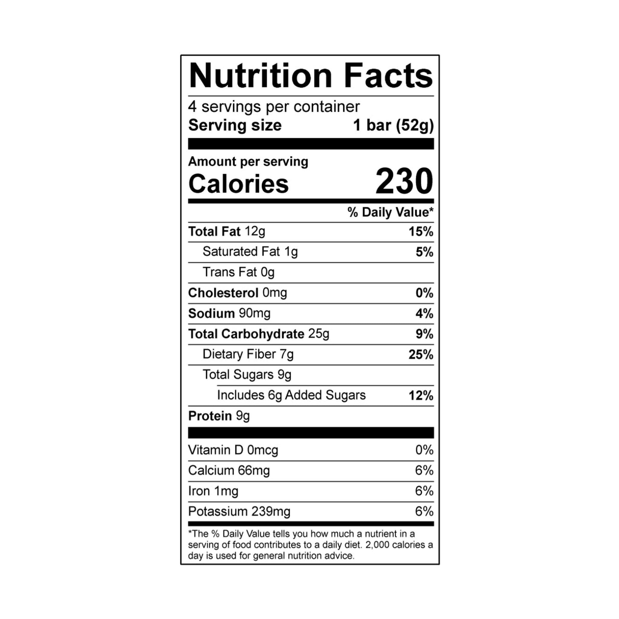 Over Easy Banana Nut Breakfast Bar, 1.8 OZ