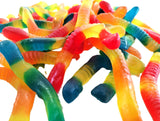Sugar Free Gummy Worms - 1 lb of Fresh Delicious Red Yellow Blue Fruit Flavored Chewy Snack