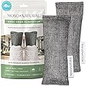 Moso Natural Shoe Deodorizer Inserts, Charcoal Odor Absorber for Shoes, Gym Bag & Boot Deodorizer, Long-Lasting Shoe Odor Elimination, Unscented Air