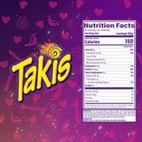 Takis Fuego 18 pc / 1 oz Valentine's Day Multipack, Hot Chili Pepper & Lime Flavored Extreme Spicy Rolled Tortilla Chips