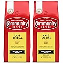 Community Coffee Cafe Special Ground Coffee, Medium Dark Roast, 64 Ounces (32 Ounce Bag-Pack of 2)