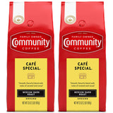 Community Coffee Cafe Special Ground Coffee, Medium Dark Roast, 64 Ounces (32 Ounce Bag-Pack of 2)