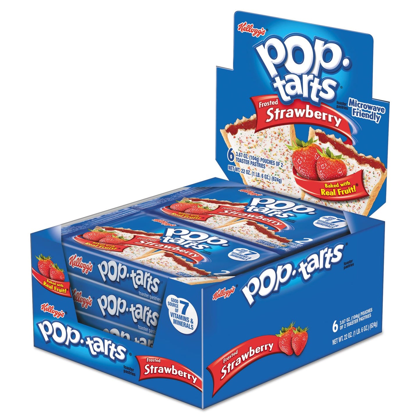 Kellogg's Pop Tart, Strawberry, 2-ct