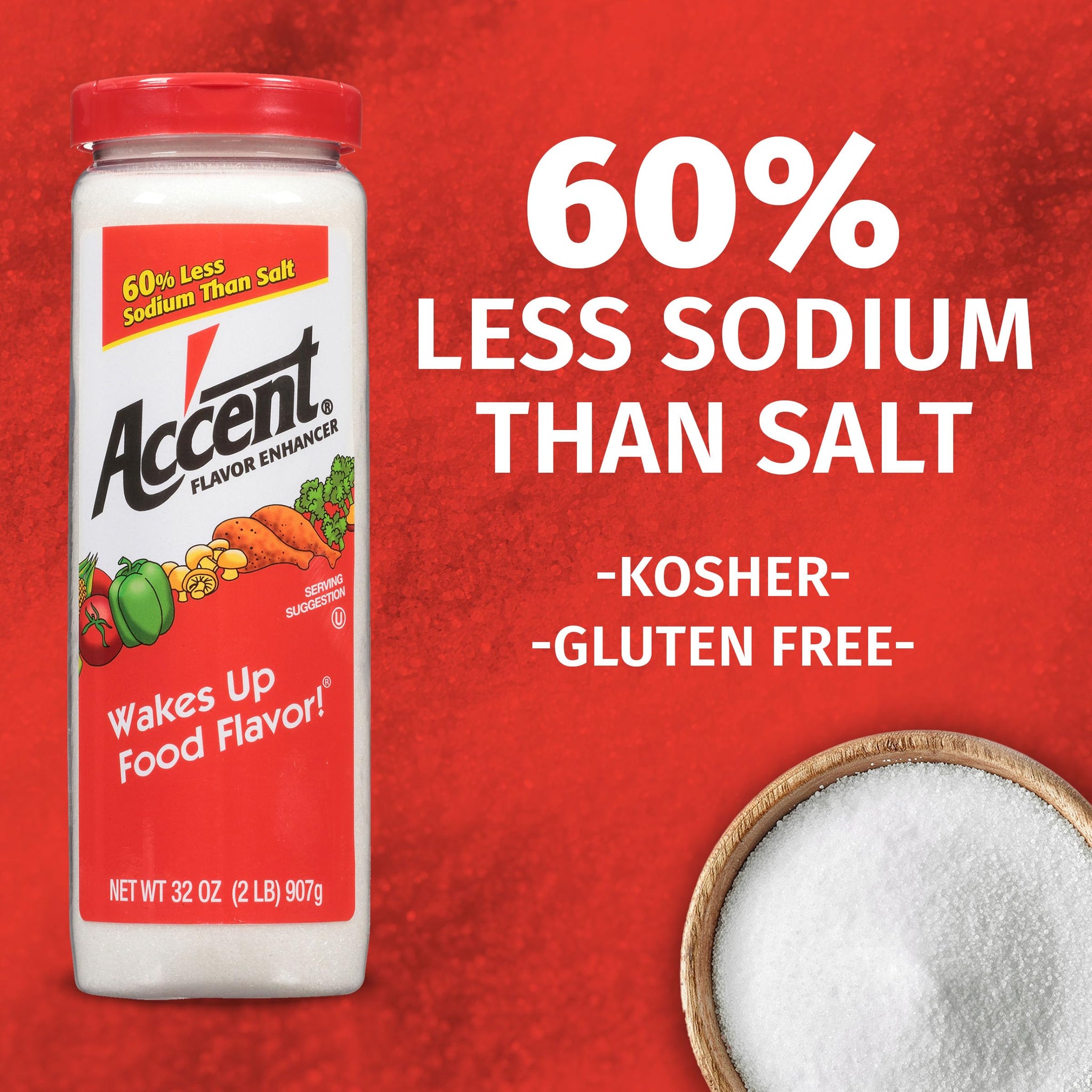 Ac'cent All Natural Flavor Enhancer, 10 Ounce