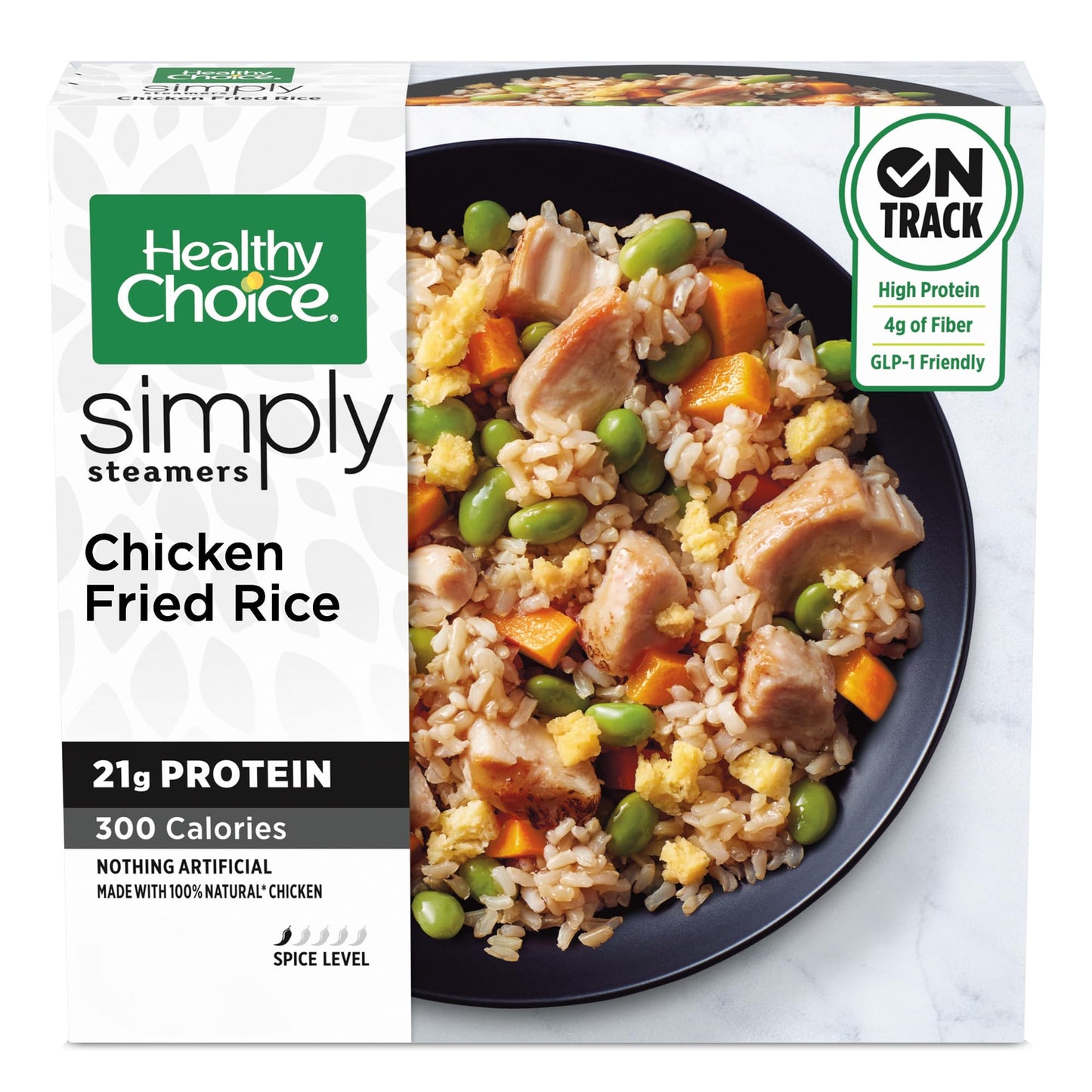 Healthy Choice Simply Steamers Chicken Fried Rice Frozen Meal, 10 oz.