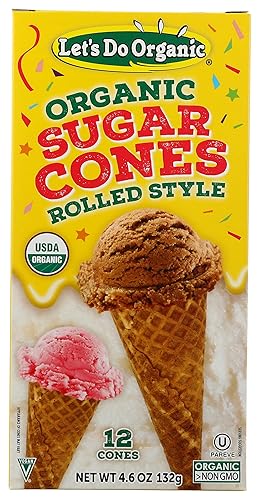 Let's Do Organics Organic Sugar Cones, 4.6 oz