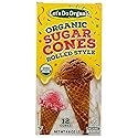Let's Do Organics Organic Sugar Cones, 4.6 oz