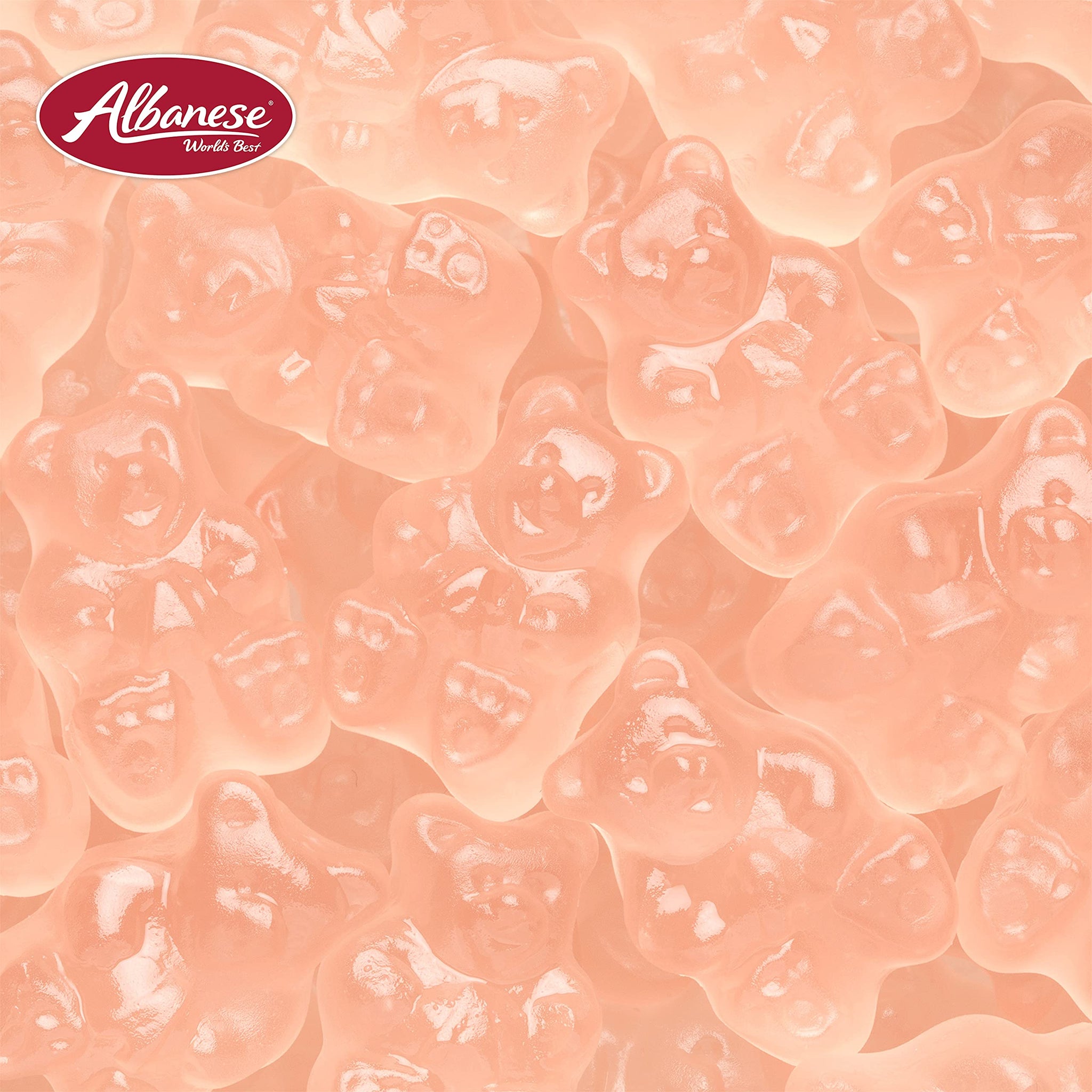 Albanese Candy, Pink Grapefruit Gummi Bears, 5-pound Bag