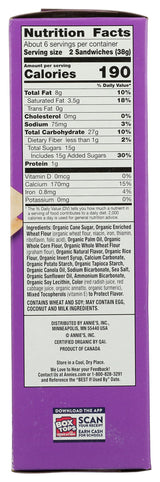 Annie's Homegrown Organic Birthday Cake Graham Sandwiches, 8 OZ
