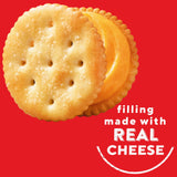 RITZ Cheese Sandwich Crackers, Lunch Snacks, 48 Snack Packs (6 Boxes, 6 Crackers Per Pack)