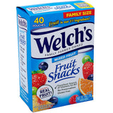 Welch's Fruit Snacks, Assorted Fruit Flavors, 40 Count - Gluten-Free Mini Pouches for Lunchboxes, Parties, and On-the-Go Snacking