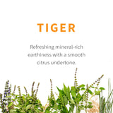 Tiger Herbal Tea | Sacred Blossom Farm | 1.9 oz. Loose Leaf | Energy and Focus* | Minimally Processed Wisconsin-Grown Herbal Tea & Medicinal Herbs |