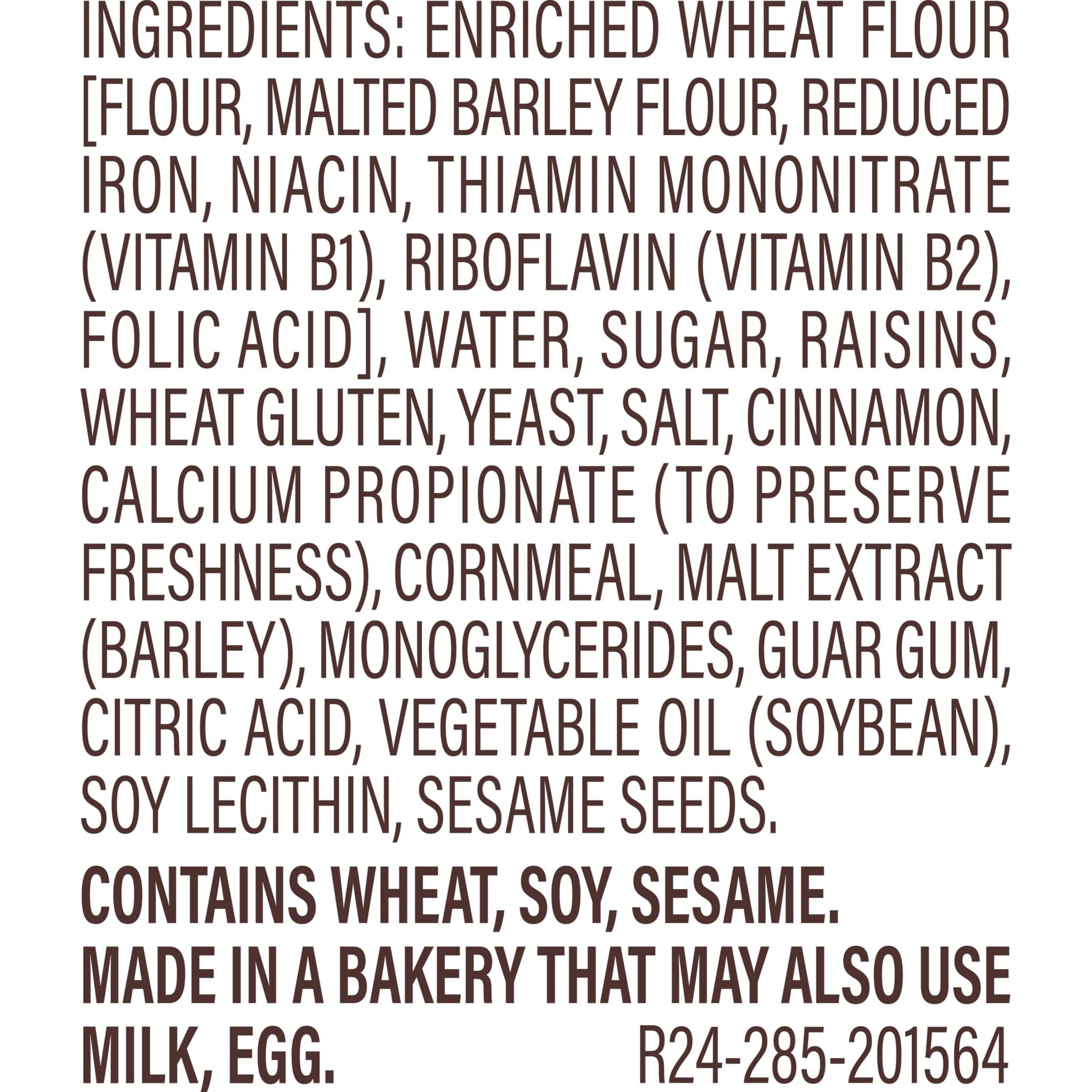 Thomas' Cinnamon Raisin Mini Bagels, 10 Pre Sliced Mini Bagels with No High Fructose Corn Syrup, 15 Oz Bag