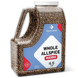 Dependable Foods Whole Allspice - 4.5 Lb. Bulk Jar - Non-GMO, Kosher, Salt-Free, Allergen-Free Seasoning | Aromatic Infusion