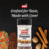 Badia Cinnamon Sticks, 1.25 oz - Sweet and Warm Aromatic Whole Cinnamon Spice - Natural, Gluten Free, Kosher, and No MSG