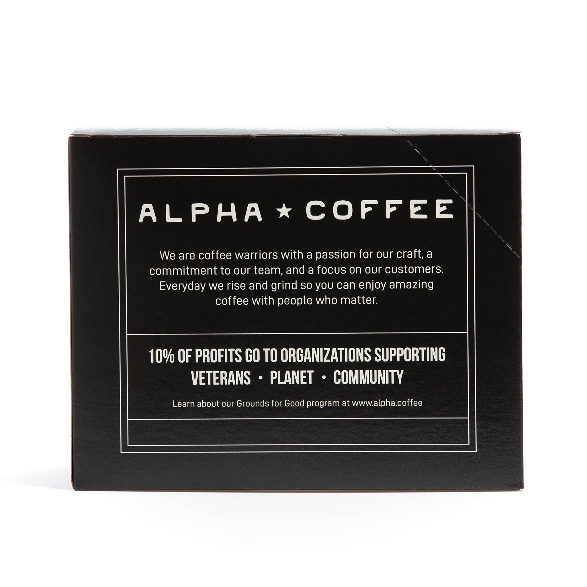 Alpha Coffee - Warrior Select - 24 Count Coffee Pods - Premium Gourmet Craft Medium-Dark Roast Coffee | Veteran Owned - Specialty Small Batch Roasted