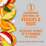 V8 +Energy Sparkling Orange Pineapple Juice Energy Drink, 11.5 fl oz Can