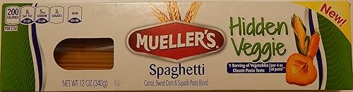 Mueller's Hidden Veggie Spaghetti Pasta Blend 12 Oz. (Pack of 3)