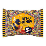 Bit O Honey Candy - Individually Wrapped Honey Taffy with Roasted Almond Bits, Gluten-Free, Classic Bite-Sized Treats, Sweet and Chewy Taffy Candy