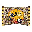 Bit O Honey Candy - Individually Wrapped Honey Taffy with Roasted Almond Bits, Gluten-Free, Classic Bite-Sized Treats, Sweet and Chewy Taffy Candy