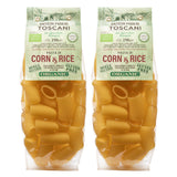 ANTICHI PODERI TOSCANI Paccheri Pasta - Organic Pasta Made from Corn and Rice, Flavorful, Gourmet, Large Circle Shells Imported from Italy - 8.8 oz