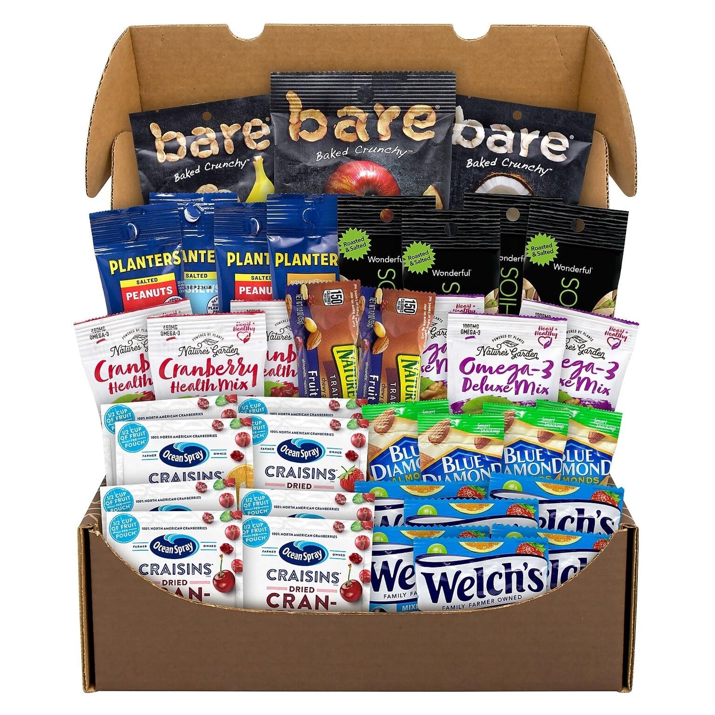 Break Box Pros Fruits & Nuts Snack Box, 37/Box
