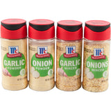McCormick Garlic & Onion 4 Count Variety Pack, 1.02 lb