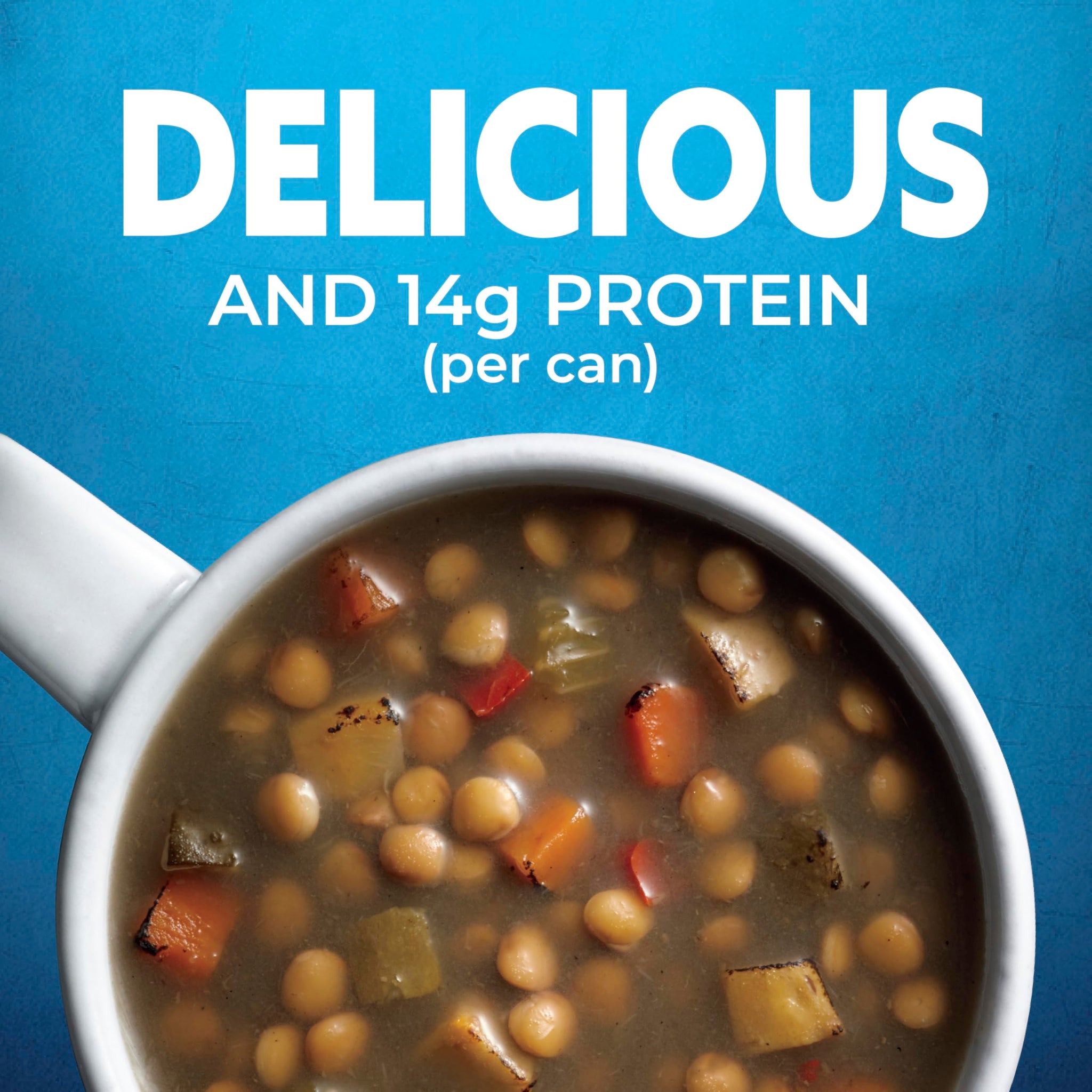 Progresso Vegetable Classics, Lentil With Roasted Vegetables Canned Soup, Gluten Free, 19 oz.