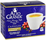 Alto Grande Arabica Coffee Espresso Single-Serve Capsules for Nespresso Original Brewers, 60 Count