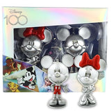 Disney 100 Collectors Mickey and Minnie Candy Holders with Hard Candies, 3 Inches