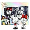 Disney 100 Collectors Mickey and Minnie Candy Holders with Hard Candies, 3 Inches