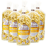 Al Dente Carba-Nada Egg Fettuccine - Lower Carb, High Protein Keto & Point-Based Diet-Friendly - Delicious and Versatile - Artisanal with Cage-Free