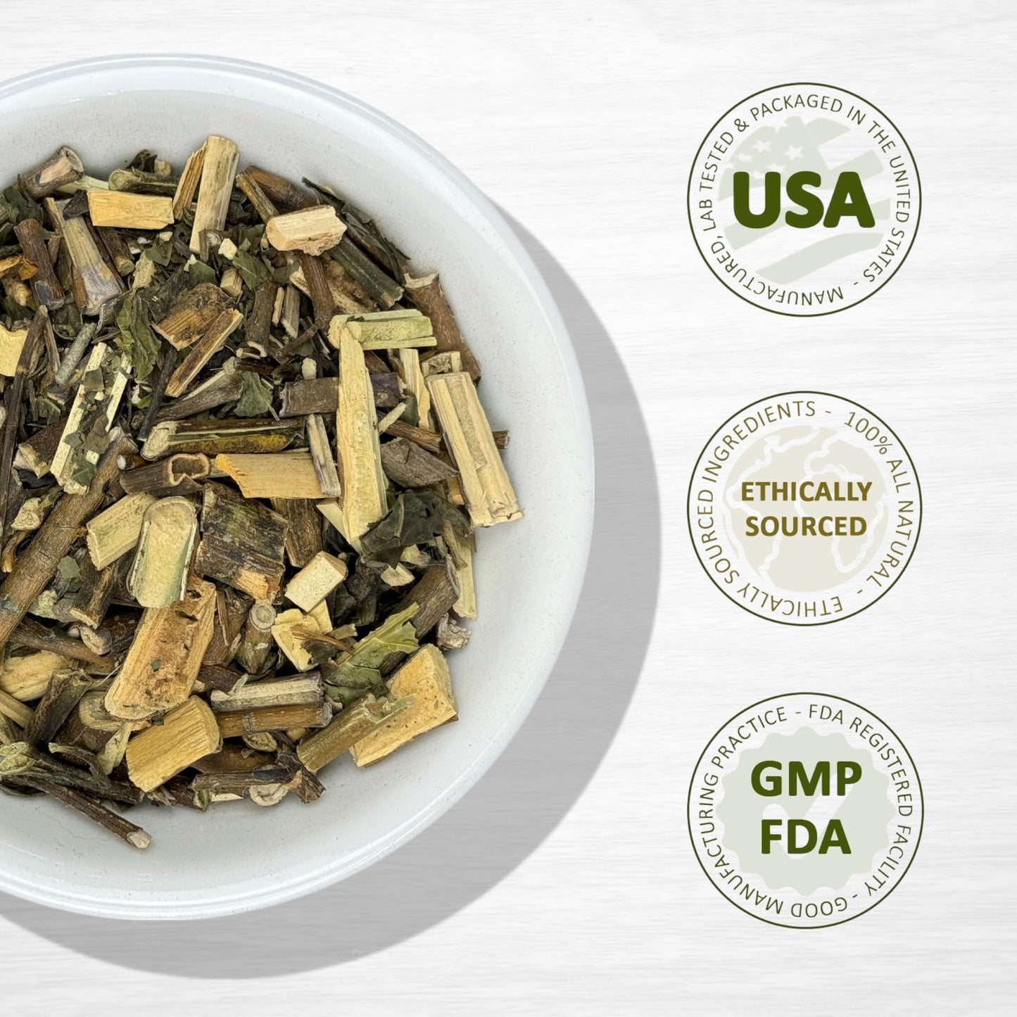 Evergreen Herbs Muicle Tea Bags (Justicia spicigera) - 20 Bags, Wildcrafted Mexican Honeysuckle Herbs for Tea, Decoctions or Tinctures, Traditional