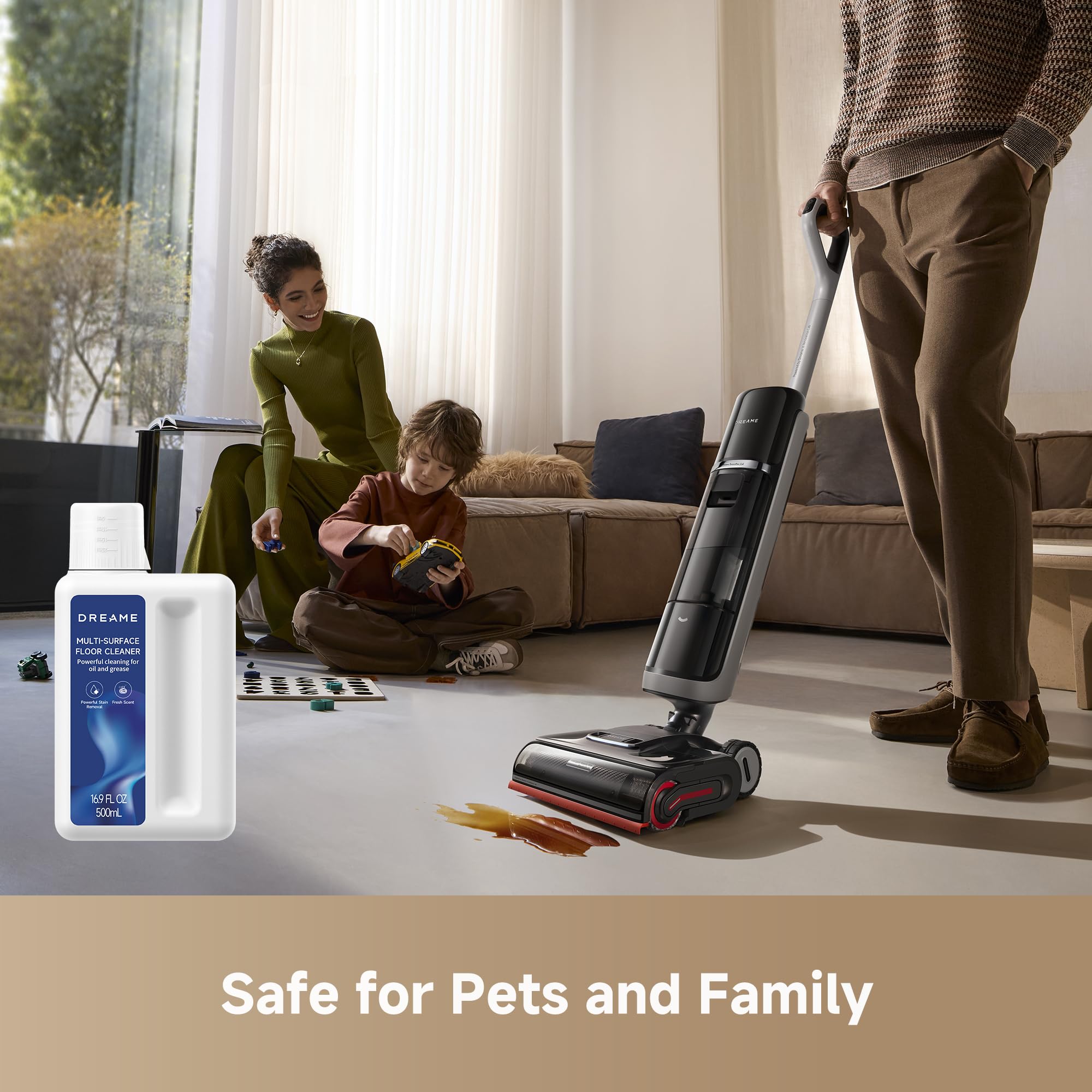 DREAME Cleaning Solution for H15 Pro Heat/H15 Pro CarpetFlex/H12 PRO/G10 Pro/H13 PRO/H12S/H12 Pro FlexReach/H12 Dual/G10 Combo/G10/K10, Multi-Surface