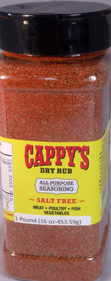 Cappy's Dry Rub All Purpose Seasoning - Salt Free (16 Oz.)