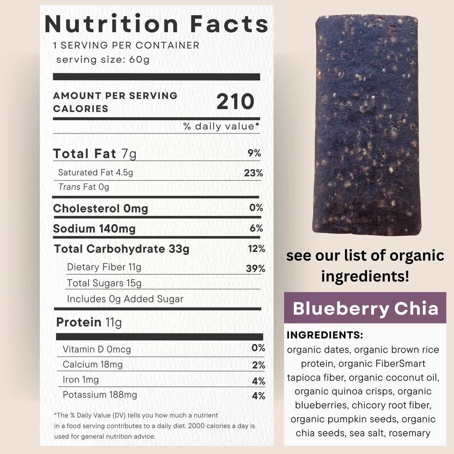 "Consider This Low Histamine Protein Bars | 8 Count | Organic Ingreds | Top 9 Allergen Free | Gluten, Nut, Seed Oil, Dairy, Egg, Sesame, Soy Free |